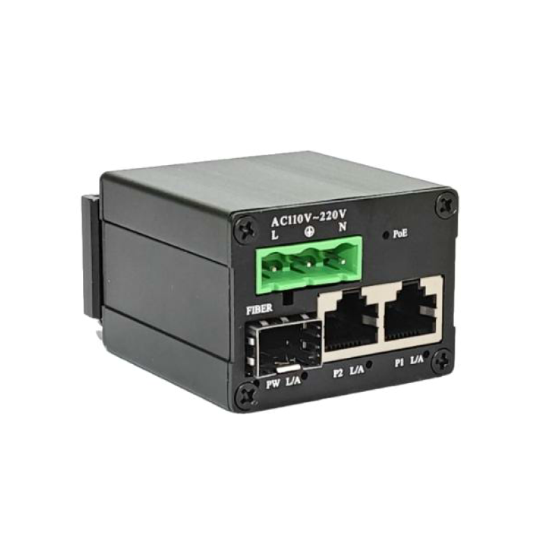 Micro mini convertisseur 2 ports 10/100/1000 PoE 1 port sfp alim 230 intégrée Discreet Lan Convertisseurs de média 110,00 €Co...