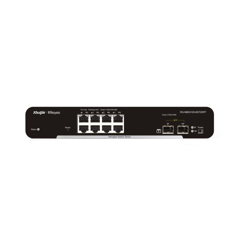 SWITCH MANAGEABLE 8 PORTS GIGABIT L2, 8 P ORTS GIGABIT RJ45, 2 EMPL...