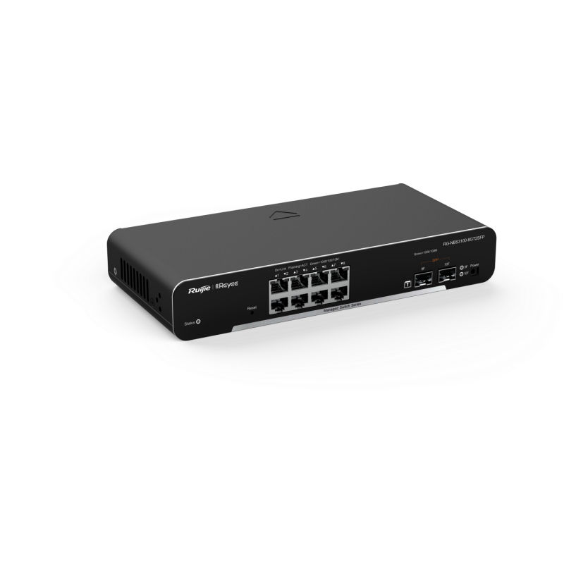 SWITCH MANAGEABLE 8 PORTS GIGABIT L2, 8 P ORTS GIGABIT RJ45, 2 EMPL...