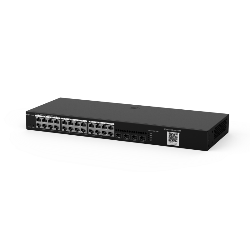 SWITCH MANAGEABLE GIGABIT L2 24 PORTS, 24 PORTS GIGABIT RJ45, 4 EMP...