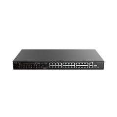 SWITCH 24 PORTS BASE-TX 10/100MBPS (POE, BUDGET POE MAX : 370W), 2*10/100/1000MB