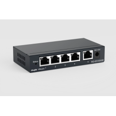 Switch non géré Gigabit 5 ports RJ45 boîtier en acier