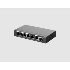 Smart Switch PoE Gigabit à 6 ports : 4 ports PoE/PoE+, 1 port RJ45 Gigabit