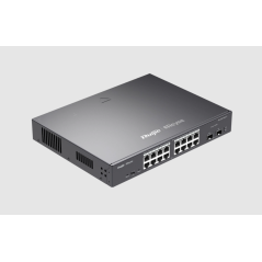 Switch PoE Gigabit smart 18 ports : 16 ports Gigabit RJ45 PoE/PoE+, 2 ports SFP