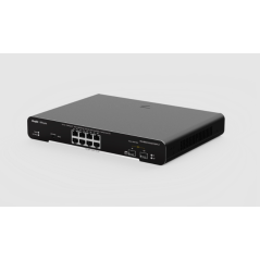 Switch PoE géré de niveau 2 Gigabit à 8 ports, boîtier en acier, 8 ports Gigabit