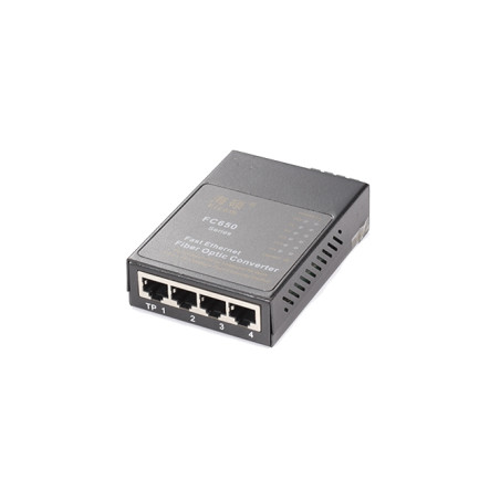 Convertisseur Switch 4 ports 10/100/1000 vers 1000 Base Lx 1310nm m...