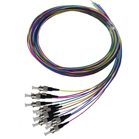 Pack 12 Pigtails couleurs OM1 Easystrip STPC 2M 900 µm Pack 12 Pigt...