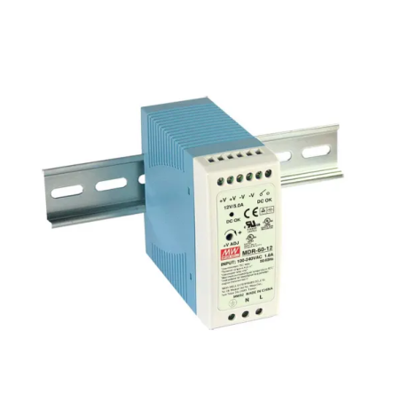 Alimentation  pour switch indus  POE 60W/48V 1.25A Industrielle Din Rail Powe