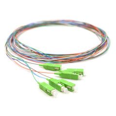 Pack 6 Pigtails couleurs monomode Easystrip SCAPC 2M G652 9/125 900...