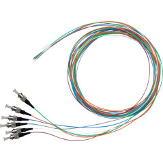 Pack 6 Pigtails couleurs OM3 Easystrip STPC 2M 900 µm Pack 6 Pigtai...