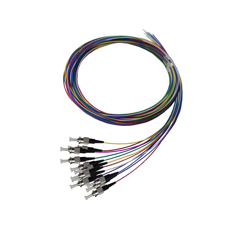 Pack 12 Pigtails couleurs OM1 Easystrip STPC 2M 900 µm Pack 12 Pigt...