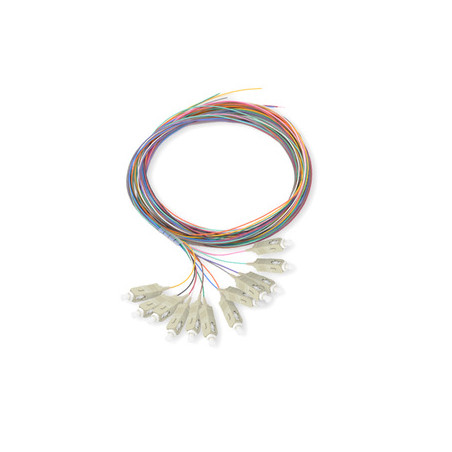 Pack 12 Pigtails couleurs OM4 Easystrip SCPC 2M 900 µm Pack 12 Pigt...