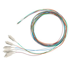 Pack 6 Pigtails couleurs OM3 Easystrip SCPC 2M  900 µm