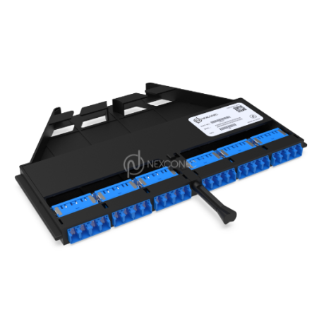 Module de brassage FIBRE OPTIQUE NGX pour adaptateurs bleus 24FO LC...