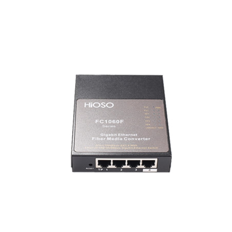 Convertisseur média Monomode 4 RJ45 10/100/1000 ET 2 x SC Duplex 10...