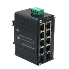 mini switch industriel lite managed 8 ports POE at + 2 ports SFP gi...