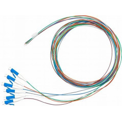 Pack 6 Pigtails couleurs monomode Easystrip LCPC 2M G652 9/125 900 ...