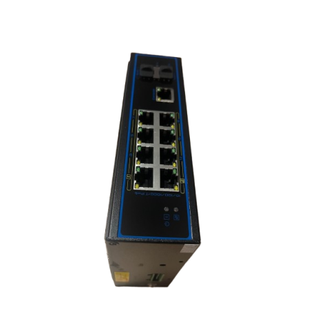 SWITCH INDUSTRIEL 8 PORTS POE 10/100/1000 MANAGE L2 2 PORTS BT