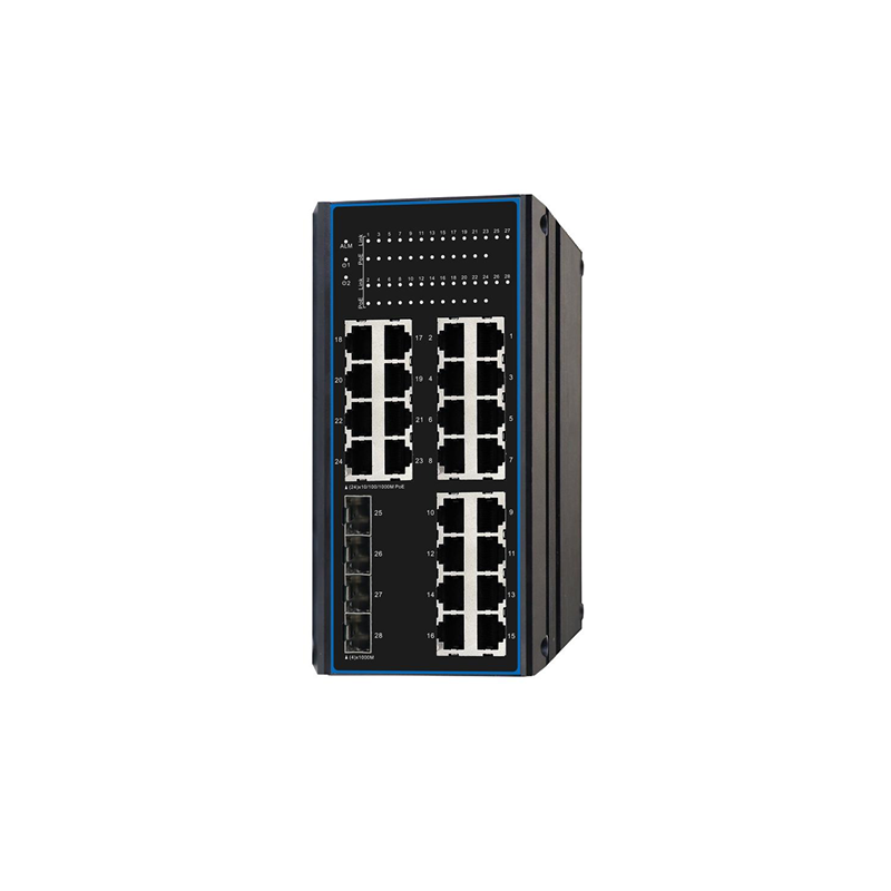 SWITCH INDUSTRIEL 24 PORTS POE+4 SFP MANAGE L2