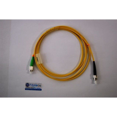 Jarretière optique mono FCAPC/ST simplex jaune 1m Jarretière optiqu...
