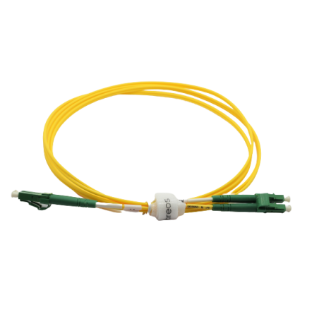 Jarretière optique mono LCAPC/LCAPC duplex Zipp jaune  Cordons mono duplex 17,98 €Cordons mono duplex