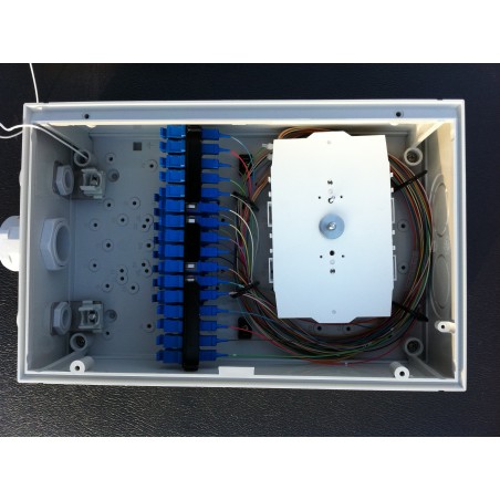 Point d'accès Fibre Optique 12 SC  ou 24 DLC - ORM 12  SC - Capacités 12 épis