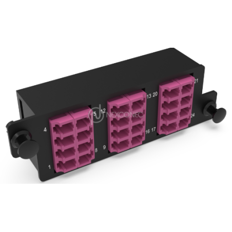 Plaquette HD d’adaptateurs LC 24FO Multi Erika Violet NEXCONEX  Solution HD 23,44 €Solution HD