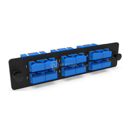 LGX Pass Thru Plaque d'adaptation SC 12FO SM Bleu NEXCONEC  Solution LGX 20,96 €Solution LGX