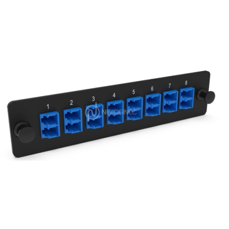 LGX Pass Thru Plaque d'adaptation LC 16FO SM Bleu NEXCONEC  Solution LGX 18,50 €Solution LGX