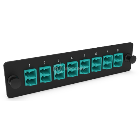 LGX Pass Thru Plaque d'adaptation LC 16FO MM Aqua NEXCONEC  Solution LGX 18,50 €Solution LGX